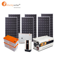 Komplette Set -Gitter 2500 VA/2 kW Solar+Energy+Systeme mit Solarwechselrichter/Controller/Panel/Batterie/Zubehör